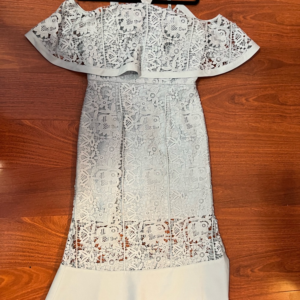 Blue lace midi
